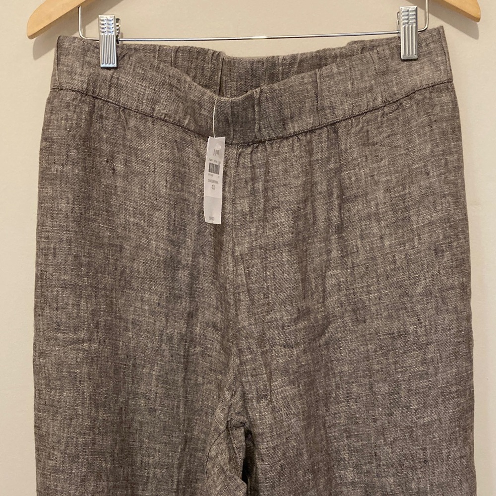 Pure Jill linen Wide-Leg Pants NWT 4X - Picture 3 of 8